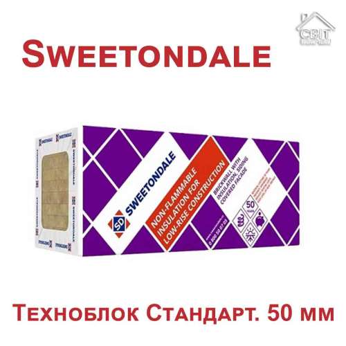 Мінеральна вата Sweetondale. Техноблок Стандарт. 50 мм