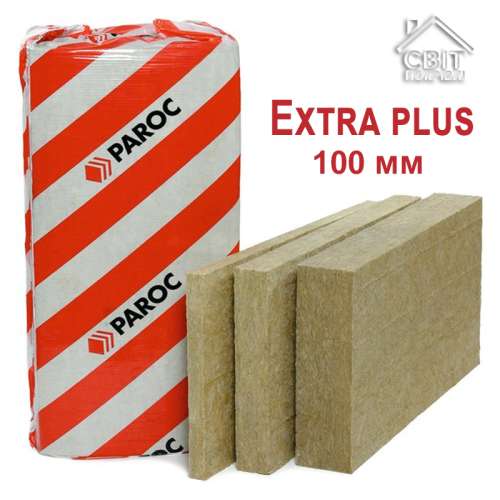 Минеральная вата PAROC. Extra plus. 100 мм