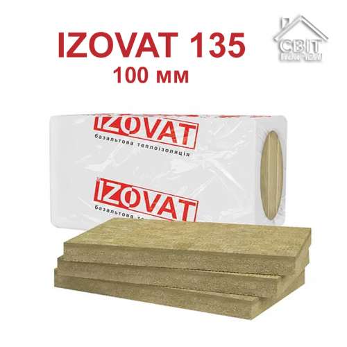 Мінеральна вата IZOVAT. 135. 100 мм